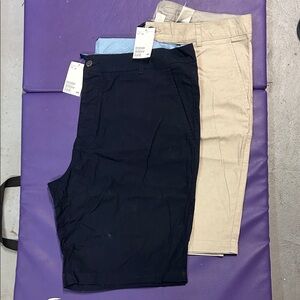 H&M Men's Shorts - Navy and Beige